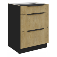 Szafka kuchenna 60 cm z szufladami premium box CREMA 60 D 3S BB